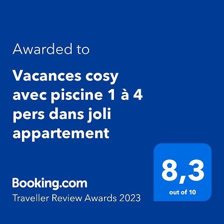 Vacances Avec Piscine Et Entree Autonome Dans Jolie Appartement Jusqu'A 4 Personnes Sérignan Exteriér fotografie